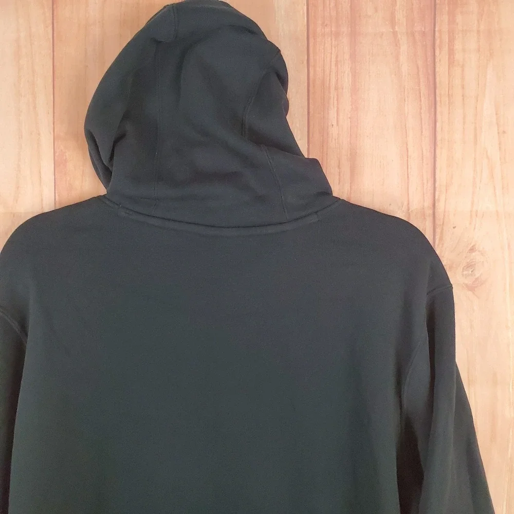 Nike Mens Hoodie Large Black Drawstring Long Sleeve Deion Sanders Pullover